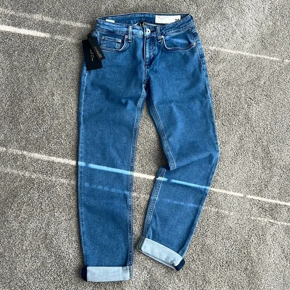 Rag & Bone Dre Loopback Denim Jeans - NWT - Size 24 - Never Worn! - Picture 4 of 9